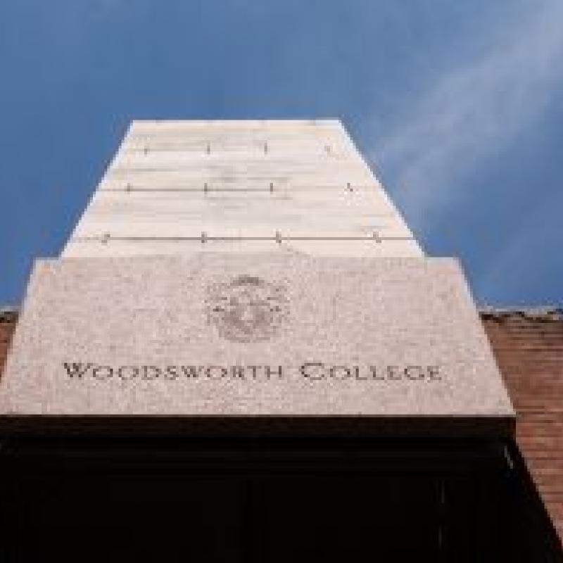 Woodsworth College south entrance tower image
