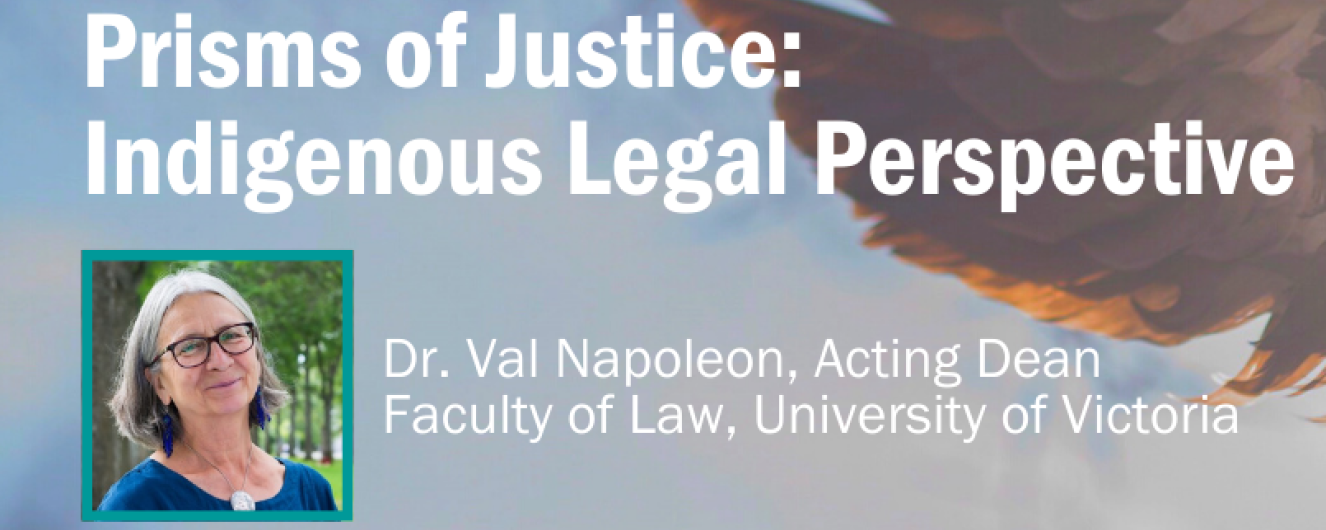 Edwards Lecture Poster: Prisms of Justice: Indigenous Legal 