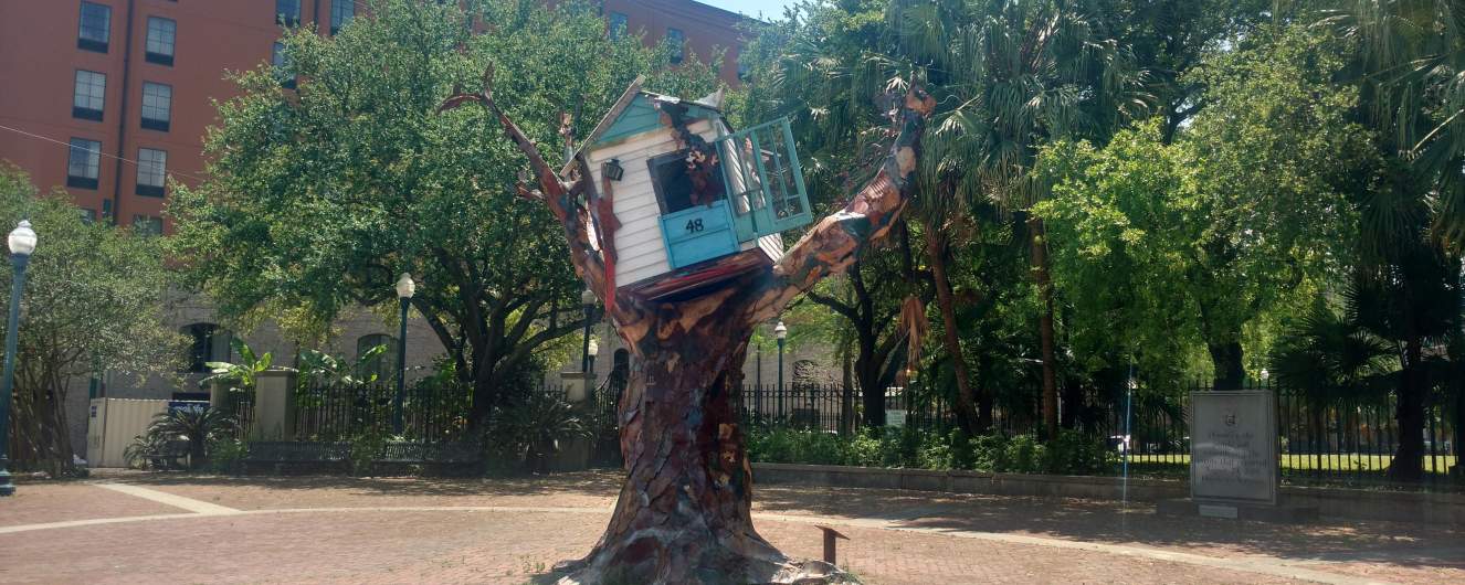 Image of Scrap House - Katrina Memorial by Sally Heller in New Orleans.