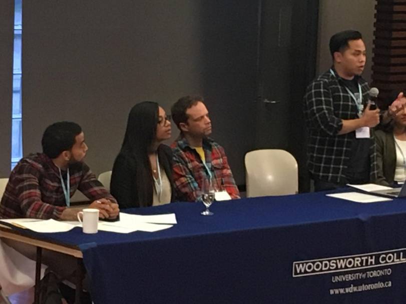Student panel at the Access Symposium