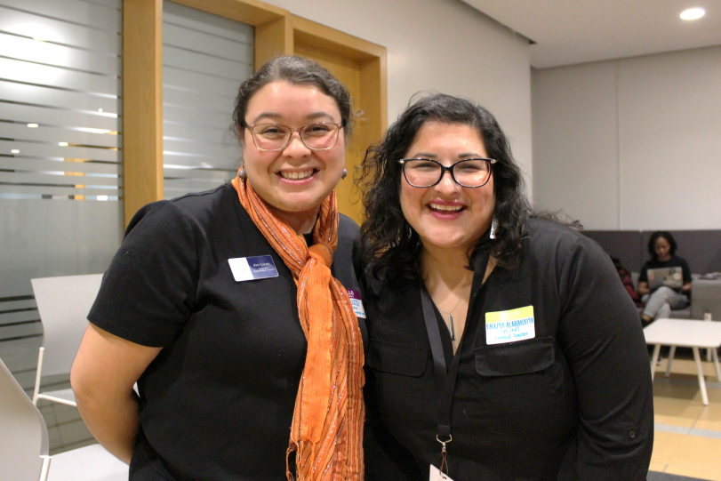 Kim Cuozzo and Fauzya Alarakhiya