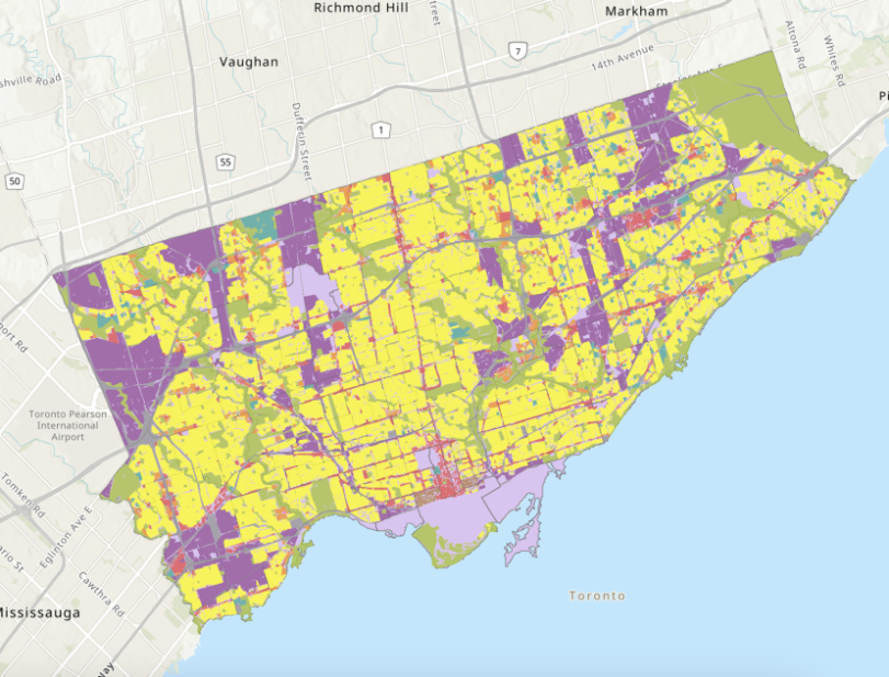 Image of a map from Raquel Lewin's StoryMaps project.