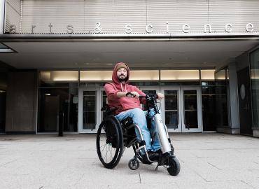 After his accident Beau Hayward decided to pursue passions such as studying history and archaeology. Photo credit: All photos Matthew Volpe.